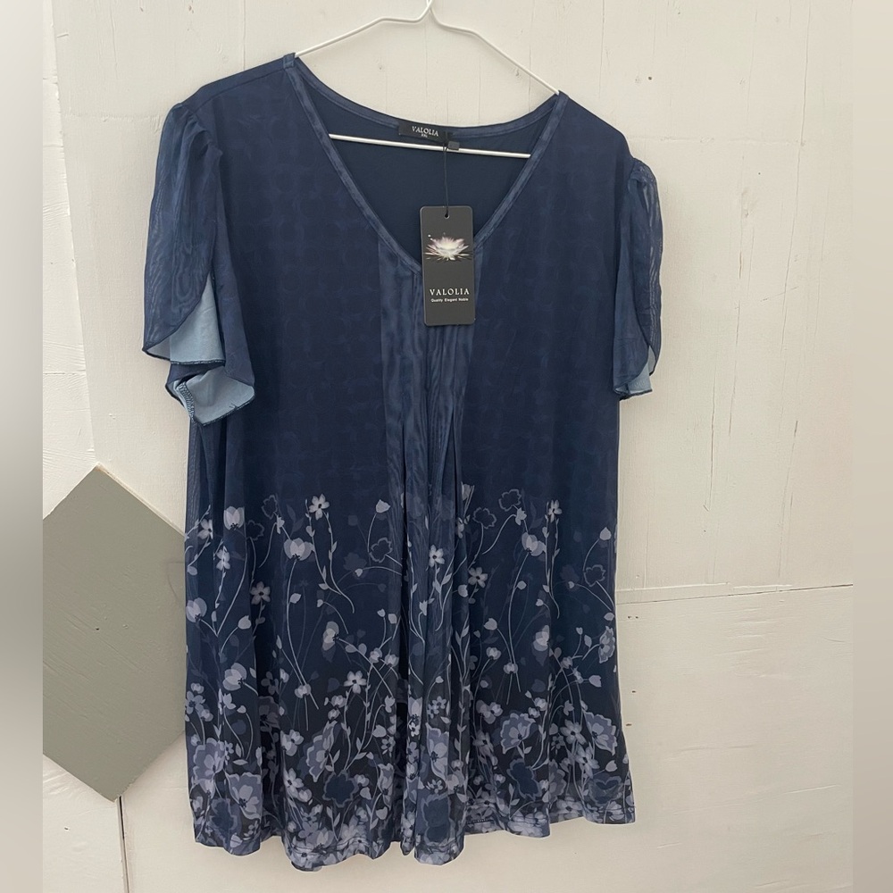 Women’s Navy Blouse